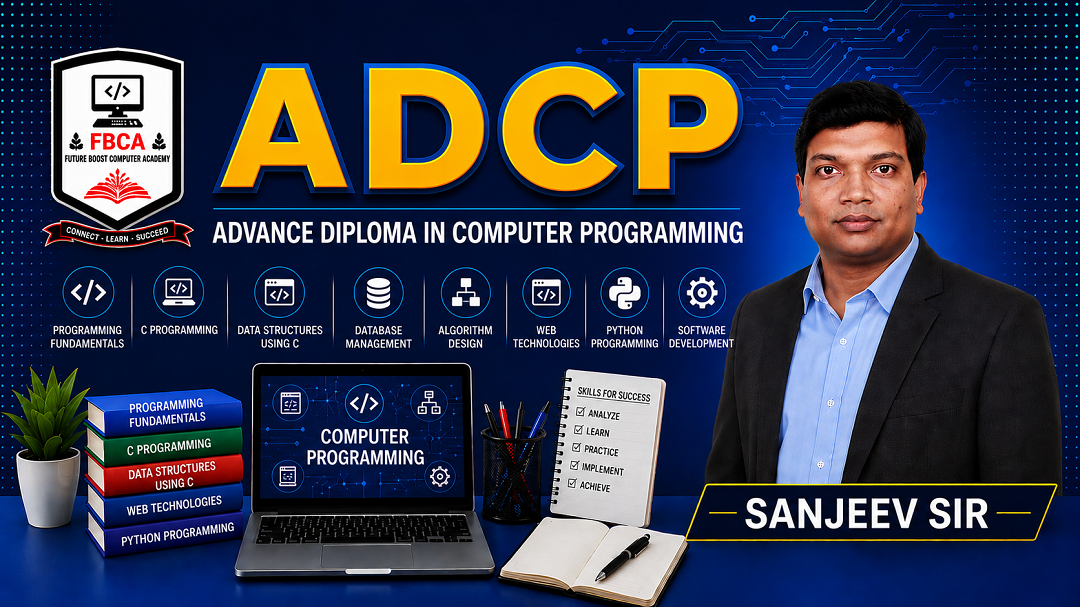 ADVANCE DIPLOMA IN COMPUTER PROGRAMMING (Duration - 12 Months)